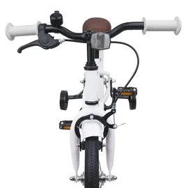 vidaXL Kinderfahrrad 14 Zoll RH 0 cm weiß