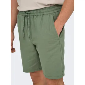 Only & Sons Shorts "Onslinus" in Grün - XL