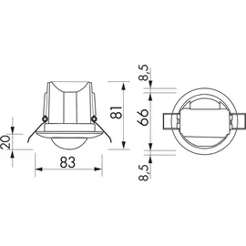 Beg Brück Electronic Bewegungsmelder PD3N-1C-NO-PF-DE