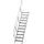 Günzburger MUNK Aluminium-Treppe Stufen 45° 11 Stufen