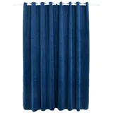vidaXL Verdunkelungsvorhang mit Metallösen Smat Dunkelblau 290x245 cm