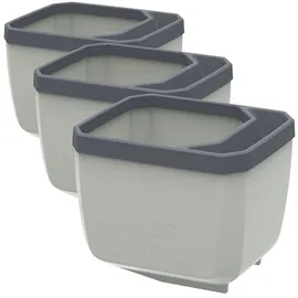 Gusta Garden Herbs Buddy 14,8 x 14,3 x 15,3 cm Hellgrau Komplettset