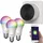 Luminea Home Control LED-Birne 3er Set E27 14 W RGB-CCT