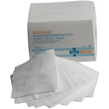 BEESE Meditrade BeeSana Vlieskompresse, unsteril, 4-fach, 40 g, 10 x cm