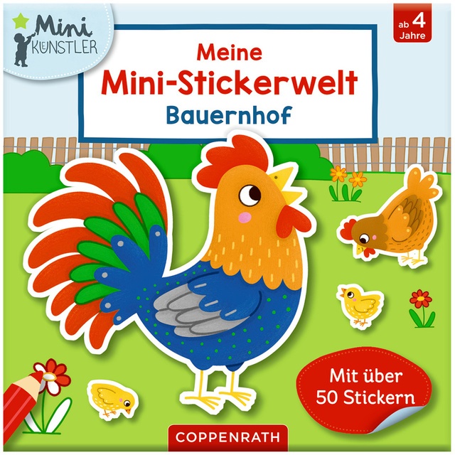 Mini-Künstler / Meine Mini-Stickerwelt - Bauernhof,