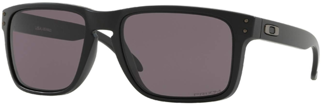 Oakley SI Holbrook OO9102-K255 Sunglasses, Matte Black/Prizm Grey - Einheitsgröße: geeignet für kleine bis mittlere Kopfgrößen