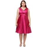 Ulla Popken Cocktailkleid Midi Rosa 44