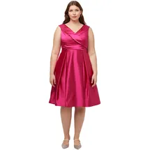 Ulla Popken Cocktailkleid Midi Rosa 44