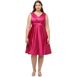 Ulla Popken Cocktailkleid Midi Rosa 44