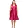 Ulla Popken Cocktailkleid Midi Rosa 44