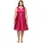 Ulla Popken Cocktailkleid Midi Rosa 44