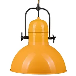 Bamyum Vintage E27 Metall Gelb Deckenlampe