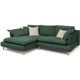 Collection AB Ecksofa »Mandela L-Form«, mit Bettfunktion und Bettkasten grün