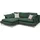 Collection AB Ecksofa »Mandela L-Form«, mit Bettfunktion und Bettkasten grün