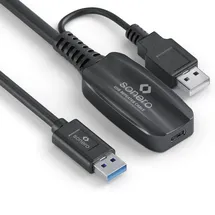 Sonero USB-A auf USB-C 10 m Schwarz