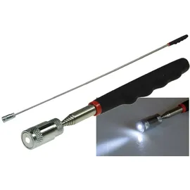 ChiliTec Teleskop Pick-Up Werkzeug Metall/Leder 20-80cm weiß