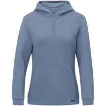 Jako Damen Zip Hoodie Pro Casual, smokey blue 42