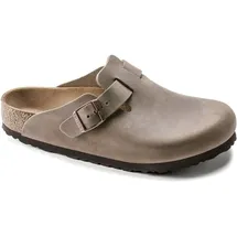 Birkenstock Boston Nubukleder geölt schmal tabacco brown 44