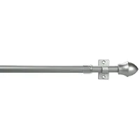 LIEDECO Scheibenstange El Paradiso 12 mm Cafehausstange silber-matt