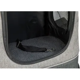 Trixie Rucksack Timon 34 x 44 x 30 cm Schwarz/Grau