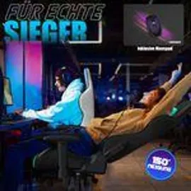 Kesser Gamingstuhl Ergonomisch Grün/Schwarz PC