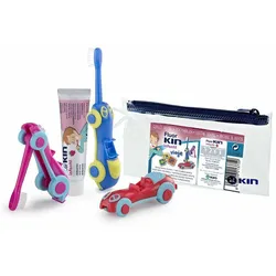 Set Mundpflege für Kinder Kin Fluorkin Auto (3 Stücke)