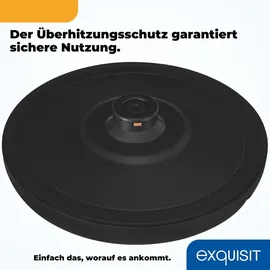 Exquisit WK 6119 isw 1,7 l Schwarz