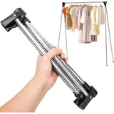 Kleiderständer Klappbar Tragbarer, Ausziehbarer Kleiderstänge, Klein Verstellbarer Reise-kleiderständer, Faltbarer Wäschereck, Leicht Clothes Rack Für Reisen, Tanz, Camping, Wandern