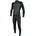 o wetsuits Jungen II 3/2mm Back Zip Full Wetsuit Neoprenanzug Black/Slate 12