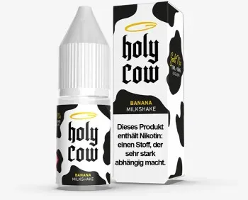 Banana Milkshake NicSalt Liquid by Holy Cow 10ml / 10mg