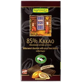 RAPUNZEL Bitterschokolade 85 % Kakao 80 g