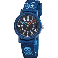 REGENT F 951 Quarzuhr  - Blau Stoffband