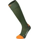 Lenz Heat Sock 4.1 Toe Cap Heizsocken grün/orange 45-47