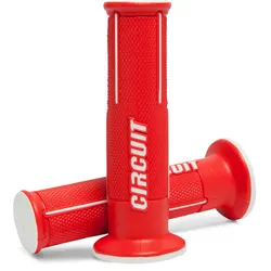 Circuit Equipment SPEED Gummigriffe, weiss-rot für Männer