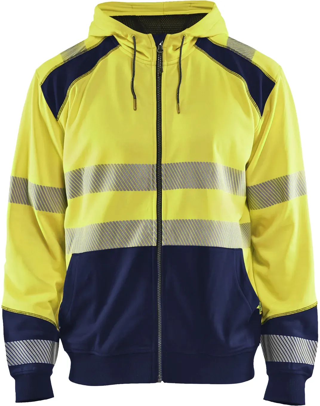 Blakläder High Vis Kapuzensweater 3546 2528 in zwei Farben - gelb/marineblau - L