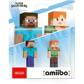 Nintendo amiibo Super Smash Bros. Collection Steve & Alex