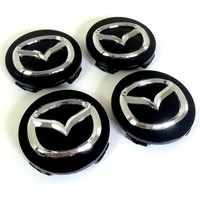 4 Stück Radnabenkappen für Mazda2 Mazda3 Mazda5 Mazda6 Mazda8 56MM, Radnabendeckel, Felgenkappen, Radnabenabdeckung, Felgendeckel, Wasserdicht/Anti-Rost