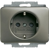 Busch-Jaeger Steckdosen-Einsatz mit erhöhtem Berührungsschutz Platin