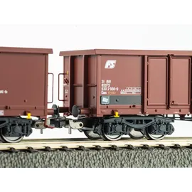 PIKO Offener Güterwagen 2er Set Eaos mit Graffiti 28310 H0