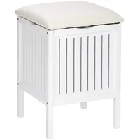 Wenko Hocker Oslo Badhocker, massives Echtholz