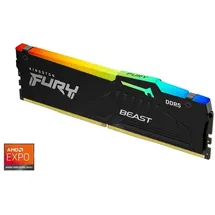 Kingston FURY Beast DDR5 5600MT/s RGB 32GB Modul (1x32GB) CL40 Weiß KF556C40BB2A-32