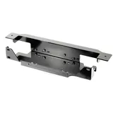 Rugged Ridge 11543.15 Stahl Seilwinde Platte für Jeep Wrangler JK (Prägung Bumper)