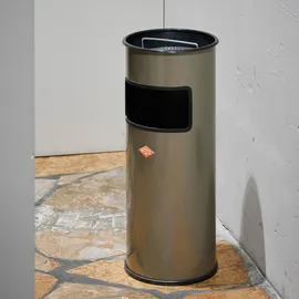 Wesco 150601-02 Kombi-Ascher aus Stahl, 30 Liter