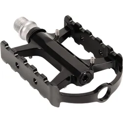 Tecora e tecmulti Pedalset Aluminium Multigrip schwarz auf Karte SCHWARZ No Size