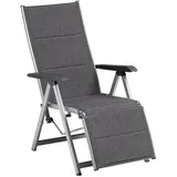 Kettler Relaxsessel Basic Plus padded 61 x 65 x 109 cm silber/anthrazit