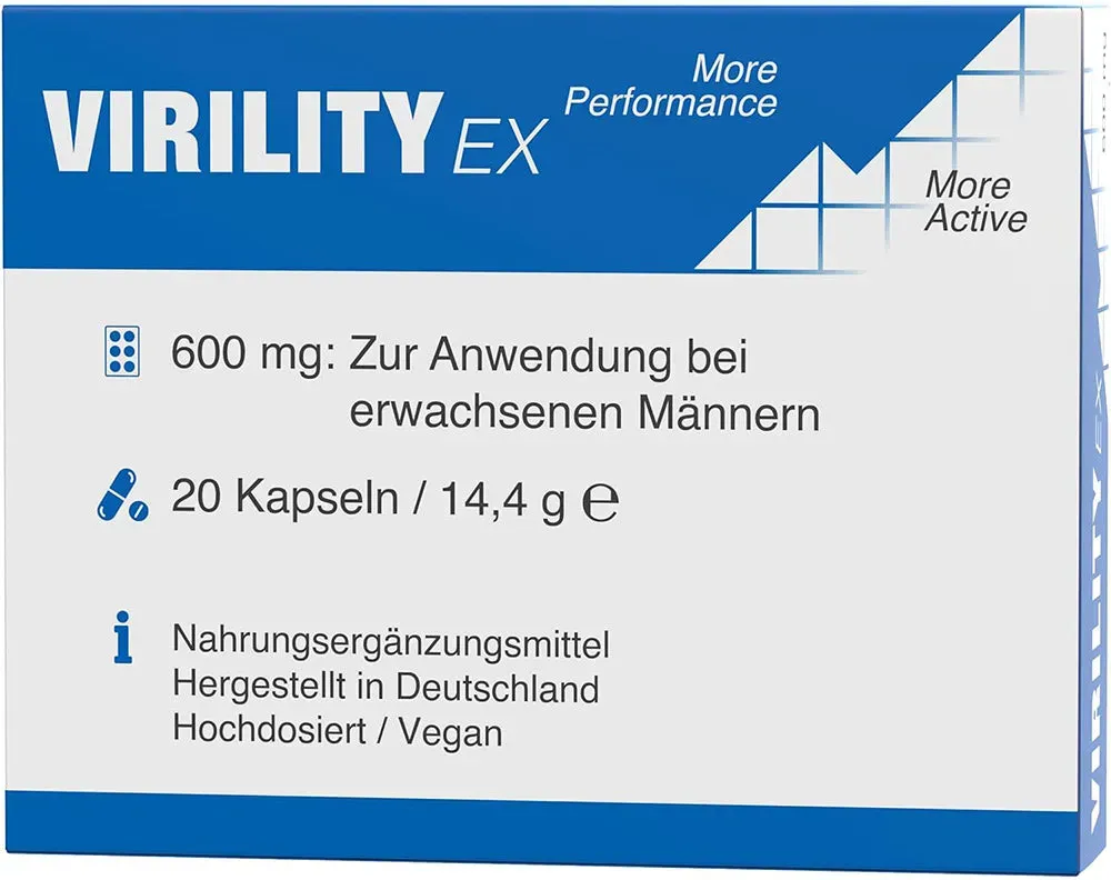Virility EX © - 600mg aktiv Formel - für den Mann