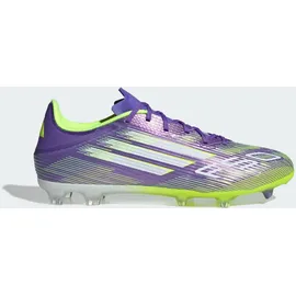 adidas F50 League FG/MG Herren Purple Rush/Cloud White/Lucid Lemon 42 2/3