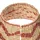 Beliani Weihnachtsbaumkragen HIVER Seegras Rot 51 cm