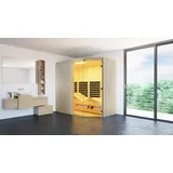 InfraWorld Infrarotkabine TrioSol Sera Eckeinstieg links inkl. 5-teiligem gratis Zubehörset