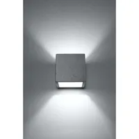 Sollux Lighting Wandleuchte Wandlampe UP & DOWN Grau Beton